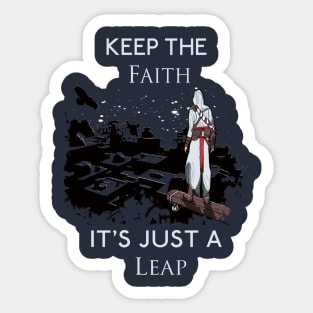 Leap of Faith Sticker